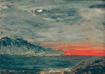 August Strindberg, Sunset